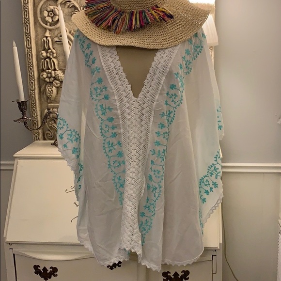 blue island Other - Embroidered Kaftan